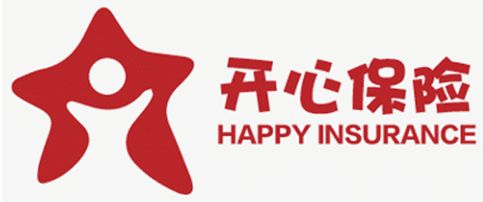 Red star logo with "Happy Insurance" text.
