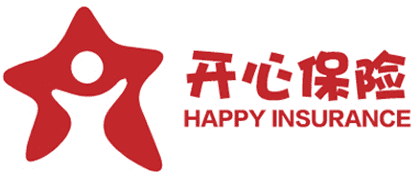 Red star logo with "Happy Insurance" text.
